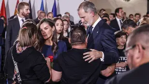 Reyes en el funeral de Estado por la DANA