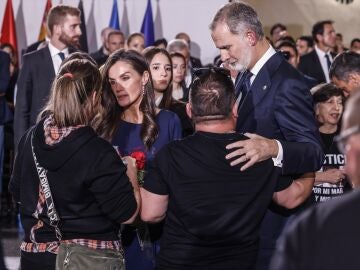 Reyes en el funeral de Estado por la DANA