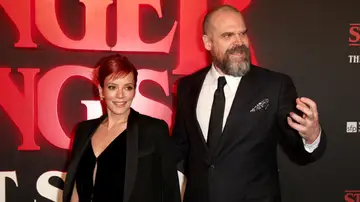 Lily Allen y David Harbour Lily Allen y David Harbour