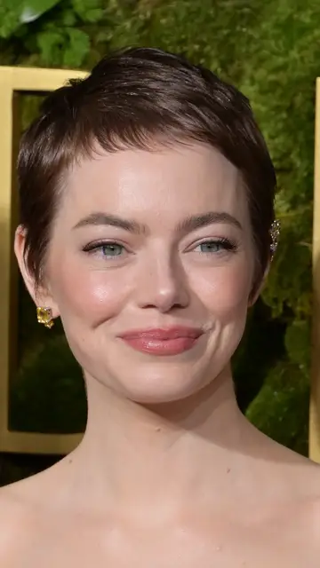 Microflequillo pixie de Emma Stone  Microflequillo pixie de Emma Stone