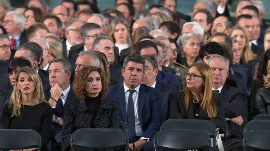 Gritos a Mazón en el funeral por las víctimas de la DANA