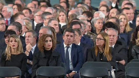 Gritos a Mazón en el funeral por las víctimas de la DANA Gritos a Mazón en el funeral por las víctimas de la DANA