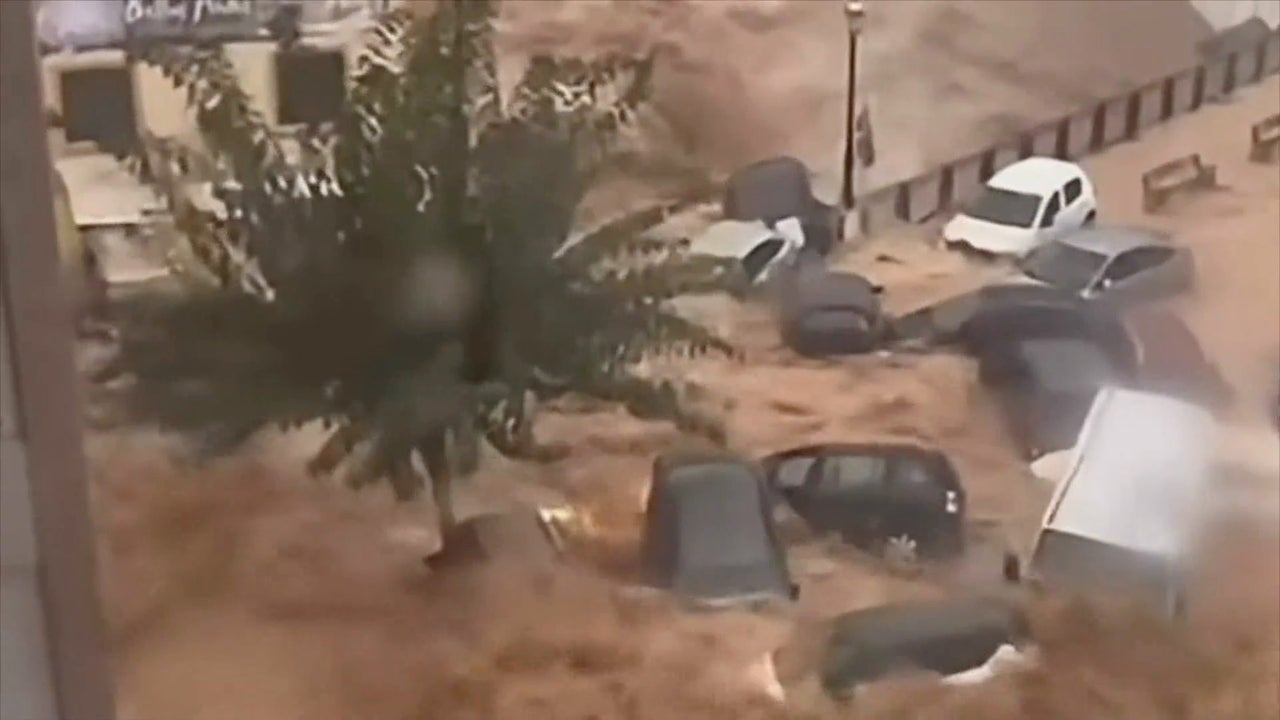 DANA 홍수 1년 후 발렌시아 지방자치단체 전후 DANA 홍수 1년 후 발렌시아 지방자치단체 전후