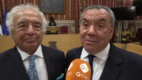 Los del Río hablando con la prensa Los del Río hablando con la prensa