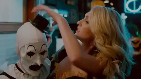 Catherine Corcoran en Terrifier Catherine Corcoran en Terrifier