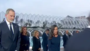 Los reyes en el funeral de la DANA