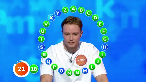 Manu coge velocidad en su remontada en El Rosco: ¡rumbo al bote de 2.314.000 euros! Manu coge velocidad en su remontada en El Rosco: ¡rumbo al bote de 2.314.000 euros!