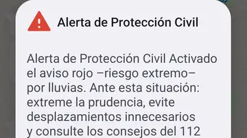 Protección Civil envía un aviso en Huelva Protección Civil envía un aviso en Huelva