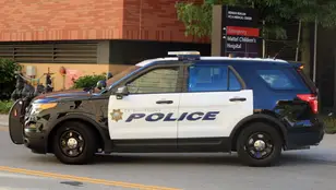 Imagen de un coche de Policía de Los Ángeles