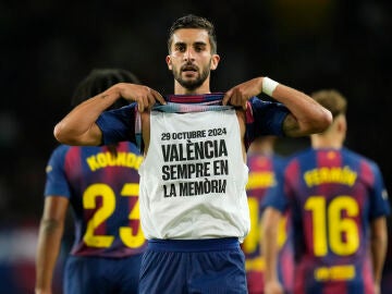 Fermin Torres celebra el gol ante el Elche