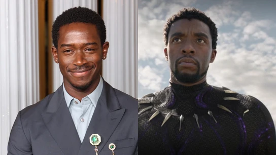 Damson Idris y Chadwick Boseman Damson Idris y Chadwick Boseman