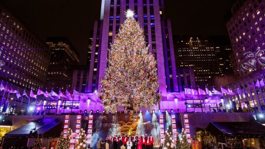 &Aacute;rbol de navidad de Rockefeller Center, en Nueva York 