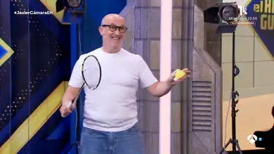¡Masterclass en directo! Javier Cámara sorprende con una exhibición de bádminton en El Hormiguero ¡Masterclass en directo! Javier Cámara sorprende con una exhibición de bádminton en El Hormiguero