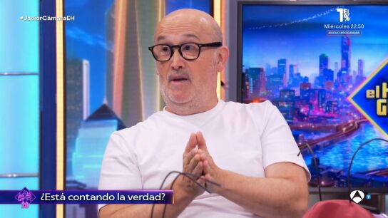 "Te meto un rev&eacute;s...": Javier C&aacute;mara pone a prueba sus dotes para el enga&ntilde;o junto a Pablo Motos