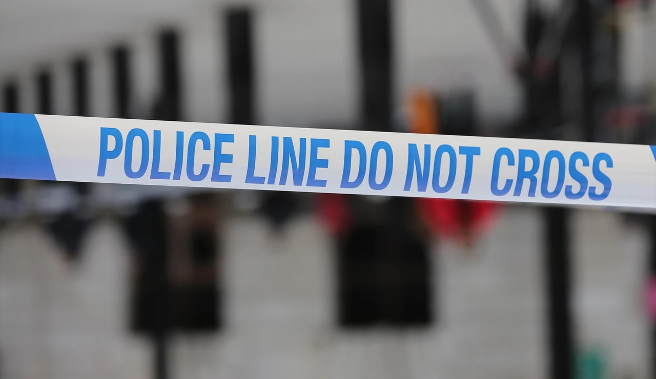 Línea policial británica