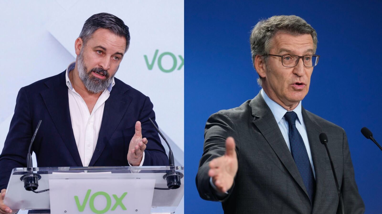 Feijóo llama a Abascal para buscar un sustituto a Mazón y 