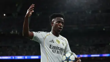 Vinícius, en el partido de Champions ante la Juventus de Turín Vinícius, en el partido de Champions ante la Juventus de Turín