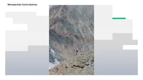 Dani Izquierdo descendiendo el Monte Perdido Dani Izquierdo descendiendo el Monte Perdido