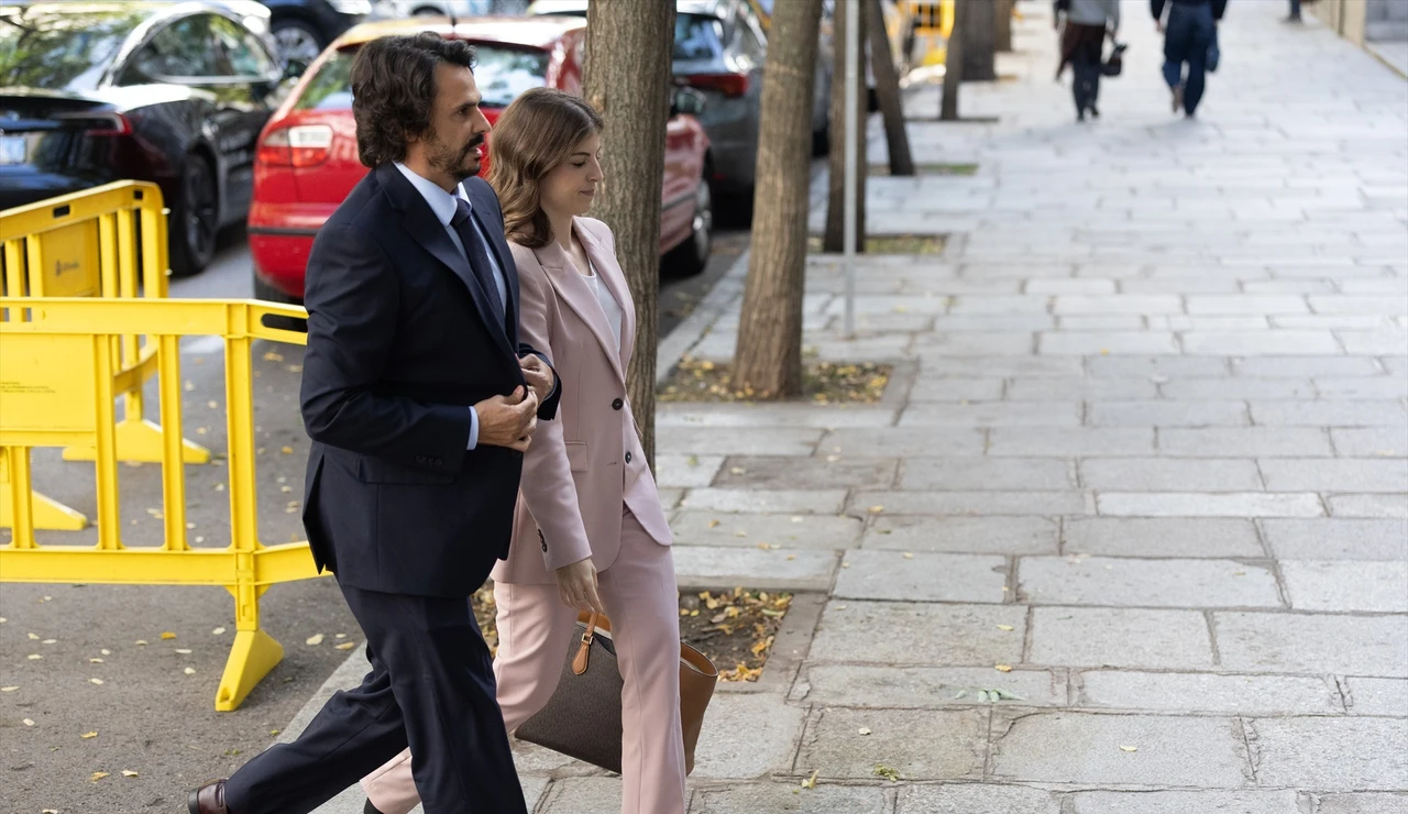 González Amador, a su llegada al Tribunal Supremo