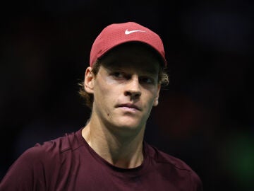 Jannik Sinner, en la final del Rolex Paris Masters ante Felix Auger-Aliassime