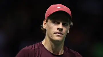 Jannik Sinner, en la final del Rolex Paris Masters ante Felix Auger-Aliassime Jannik Sinner, en la final del Rolex Paris Masters ante Felix Auger-Aliassime