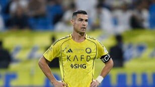 Cristiano Ronaldo, en un partido con el Al-Nassr FC