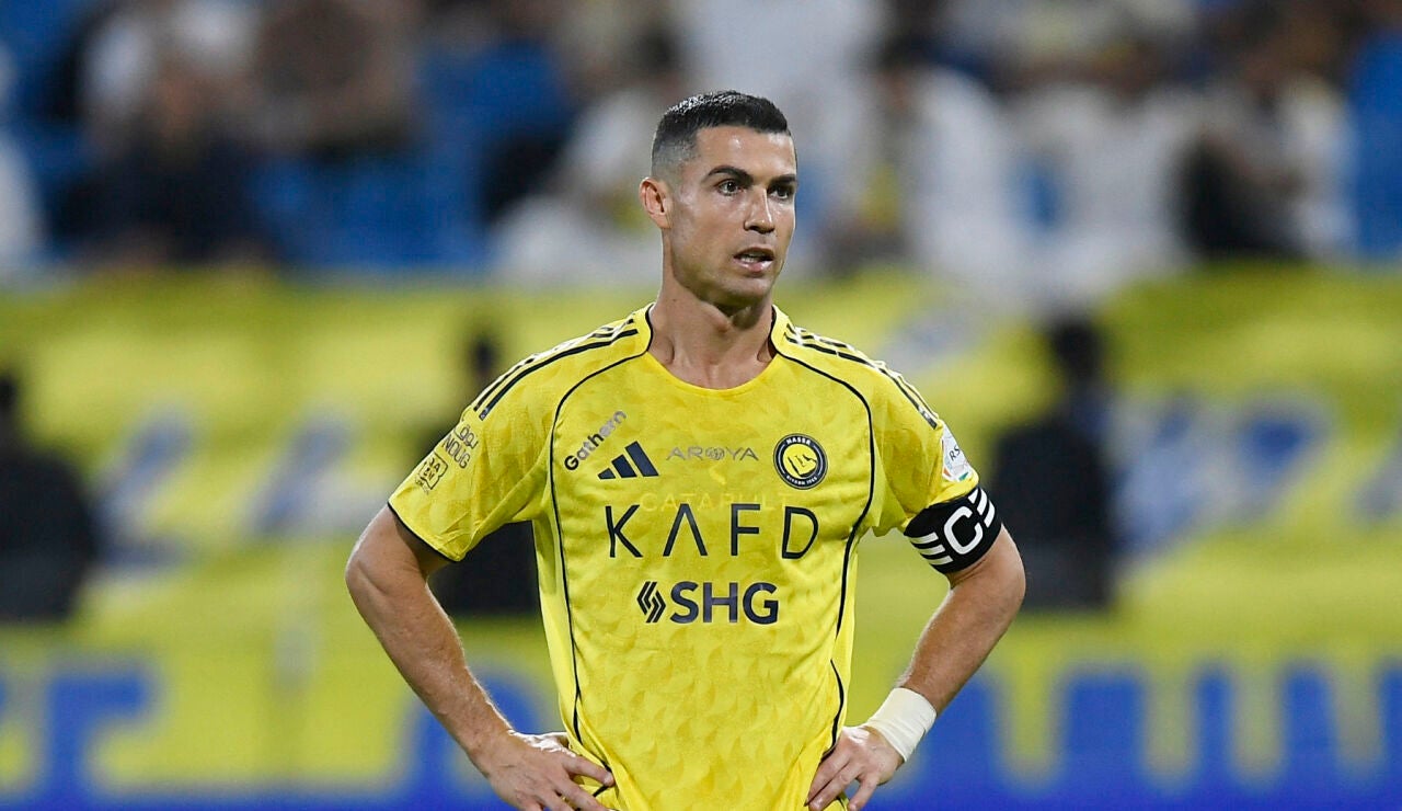 Cristiano Ronaldo, en un partido con el Al-Nassr FC