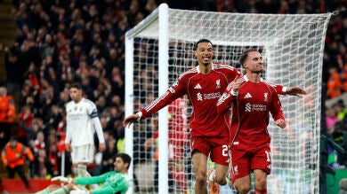 Un gol de Mac Allister derriba el muro de Thibaut Courtois en Anfield (1-0)