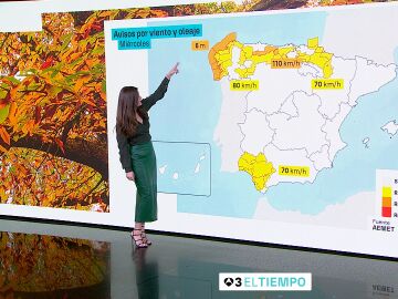 La previsión del miércoles 5 de noviembre de 2025