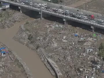 Destrozos en Filipinas tras el paso del tifón Kalmaegi Destrozos en Filipinas tras el paso del tifón Kalmaegi