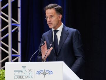 El secretario general de la OTAN, Mark Rutte en el Foro Industrial de la OTAN NIF25