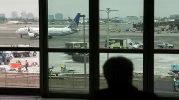 Fotografía de archivo del aeropuerto de Newark (Nueva Jersey) Fotografía de archivo del aeropuerto de Newark (Nueva Jersey)