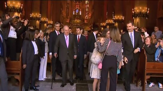 Juan Carlos I tilda de "cat&aacute;strofe" el episodio de la catedral de Palma