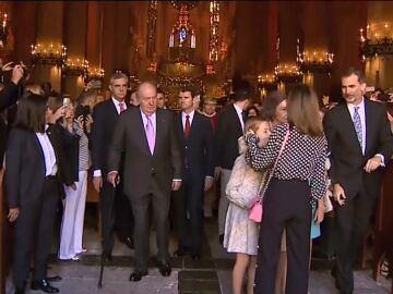 Juan Carlos I tilda de "catástrofe" el episodio de la catedral de Palma