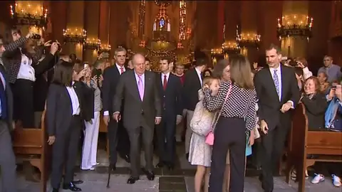 Juan Carlos I tilda de "catástrofe" el episodio de la catedral de Palma Juan Carlos I tilda de "catástrofe" el episodio de la catedral de Palma