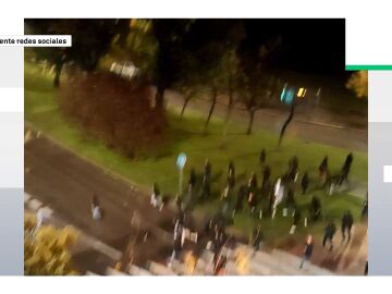 Batalla campal entre ultras del Rayo Vallecano y del Lech Poznań