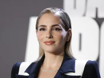 Andrea Duro posando para la prensa Andrea Duro posando para la prensa