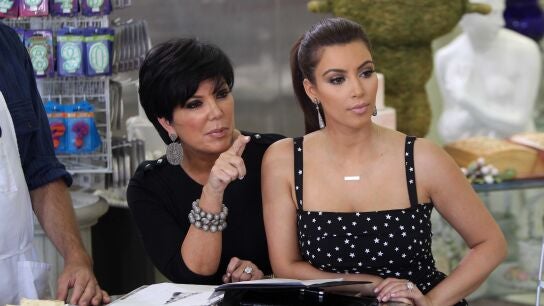 Kris Jenner y Kim Kardashian