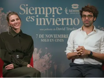 Amaia Salamanca y David Verdaguer presentan Siempre es invierno Amaia Salamanca y David Verdaguer presentan Siempre es invierno