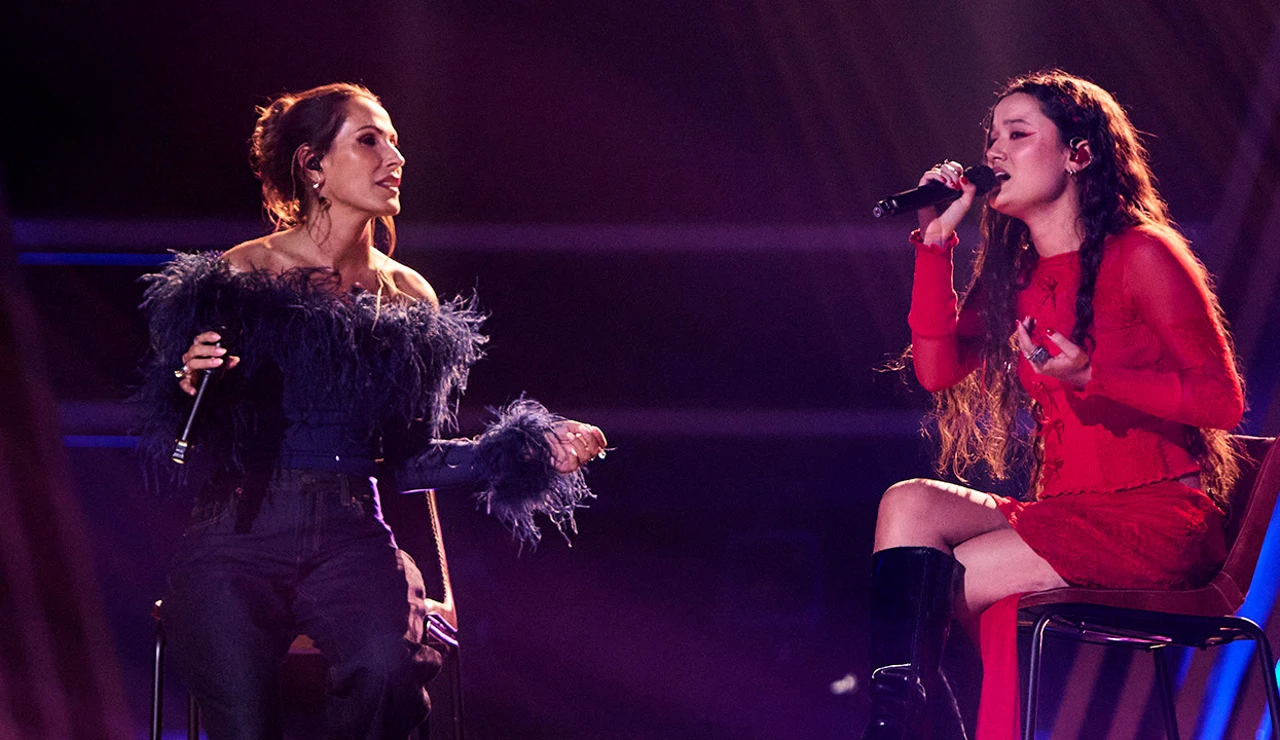 Malú y Joaquina, una actuación inédita que deja sin palabras a todo el plató de La Voz