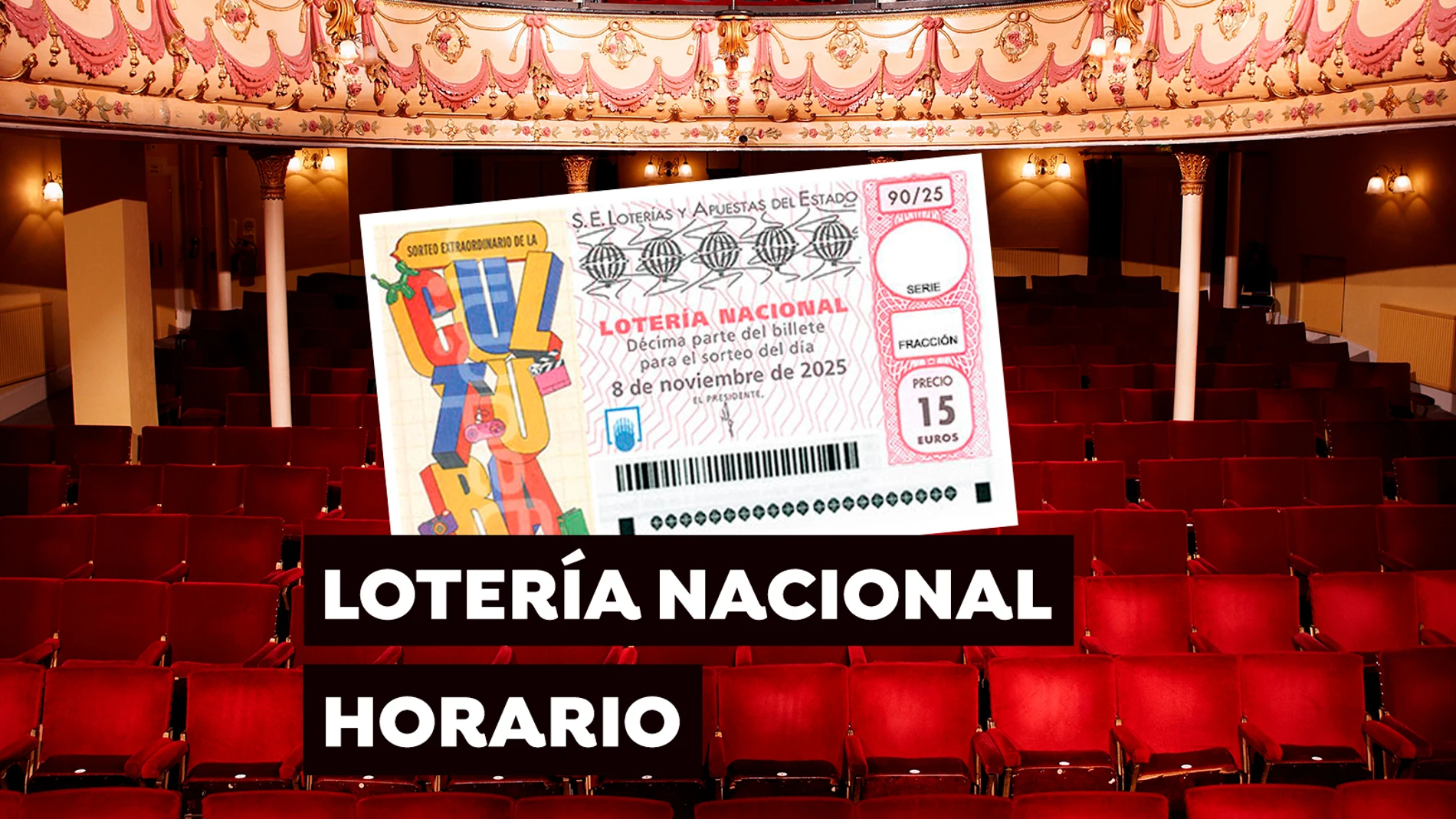 Horario del Sorteo Extraordinario de la Cultura de la Lotería Nacional del sábado 8 de noviembre de 2025 Horario del Sorteo Extraordinario de la Cultura de la Lotería Nacional del sábado 8 de noviembre de 2025