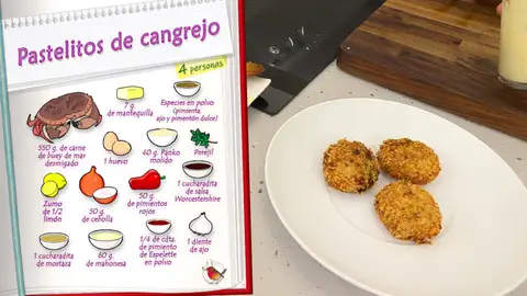 Ingredientes Pastelitos de cangrejo Ingredientes Pastelitos de cangrejo