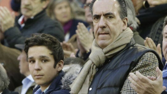 Jaime de Marichalar, con su hijo Froil&aacute;n en 2016