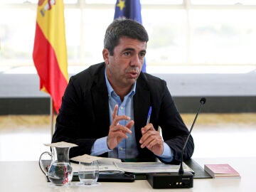 El president de la Generalitat en funciones, Carlos Mazón