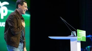 Juanma Moreno, reelegido como líder del PP de Andalucía: "Me dejaré la piel para que este partido vuelva a ser la primera fuerza"