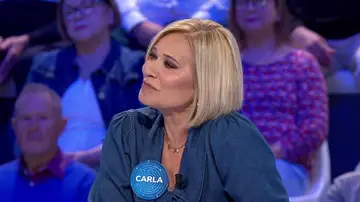 Carla Hidalgo, en Pasapalabra Carla Hidalgo, en Pasapalabra