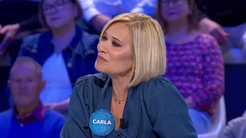 Carla Hidalgo, en Pasapalabra Carla Hidalgo, en Pasapalabra