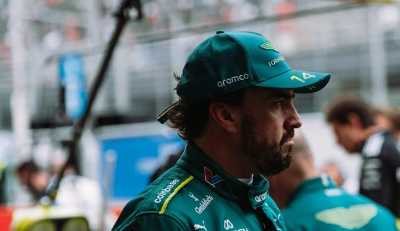 Fernando Alonso en el GP de Brasil