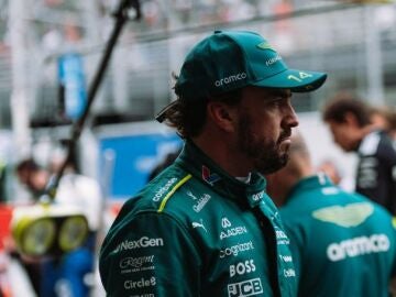 Fernando Alonso en el GP de Brasil