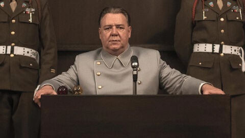 Russell Crowe como Hermann Göring en Núremberg
